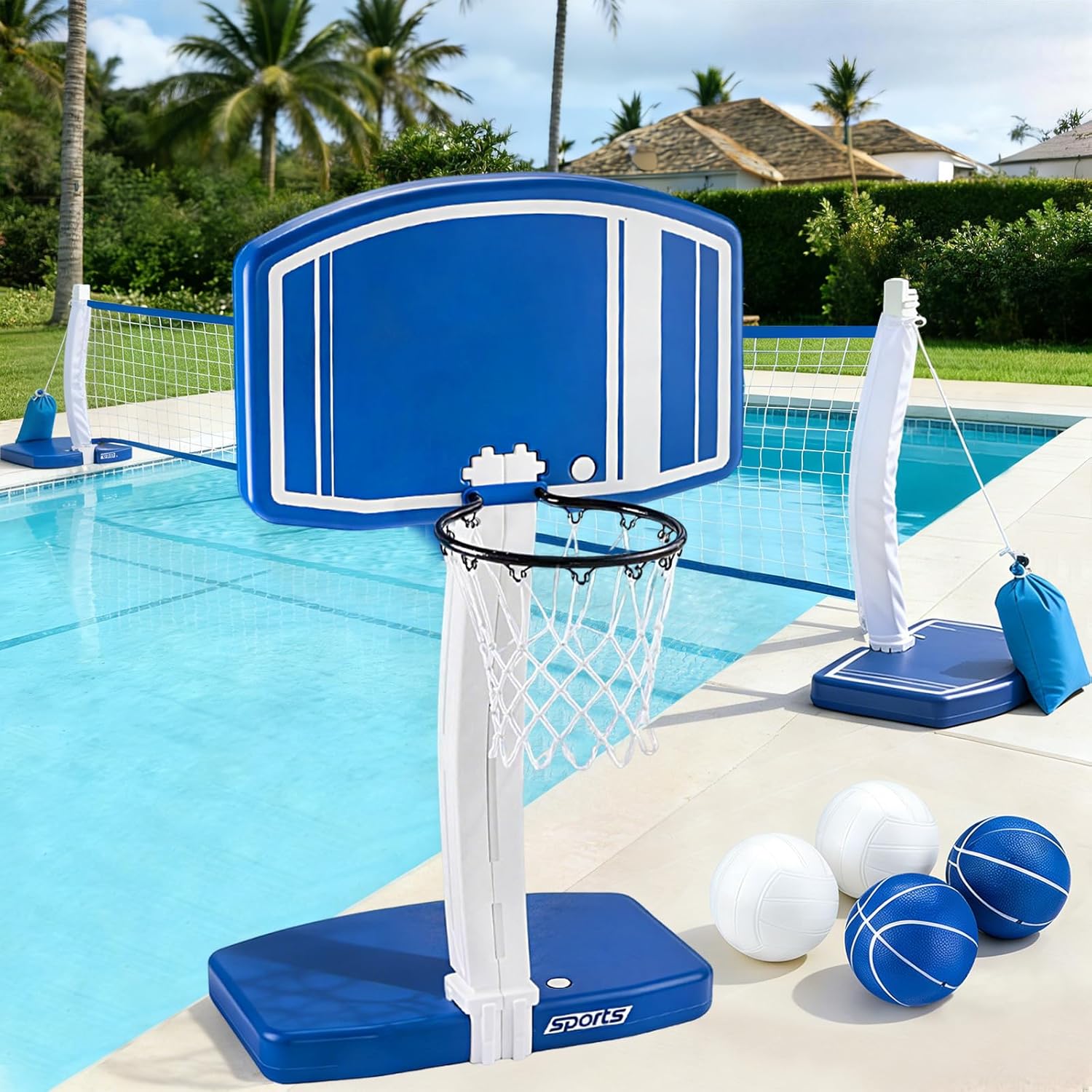 Баскетбольное кольцо и волейбо – обзор и цена Basketball Hoop