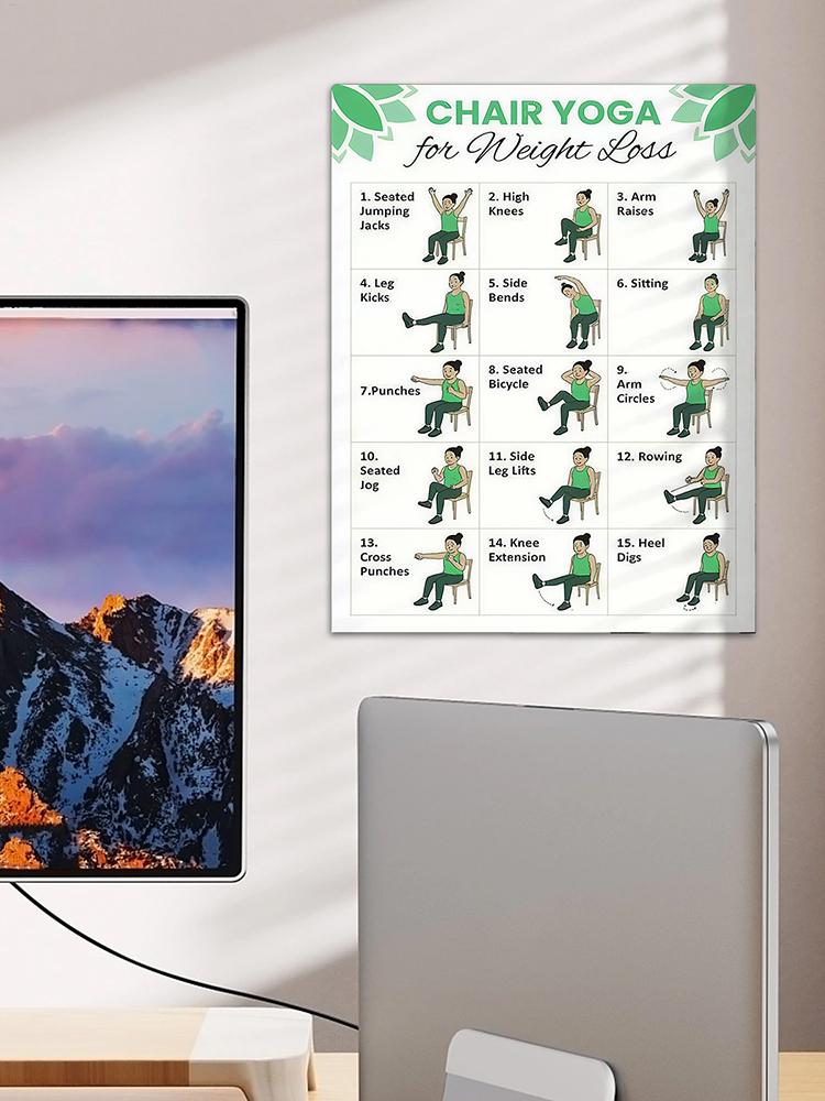 2 плаката для йоги: домашние у – обзор и цена Sports Equipment Poster