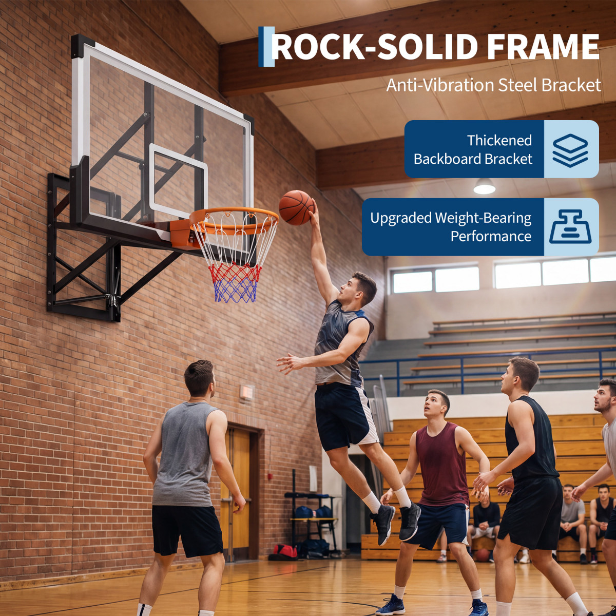 Регулируемое настенное кольцо  – обзор и цена Basketball Hoop