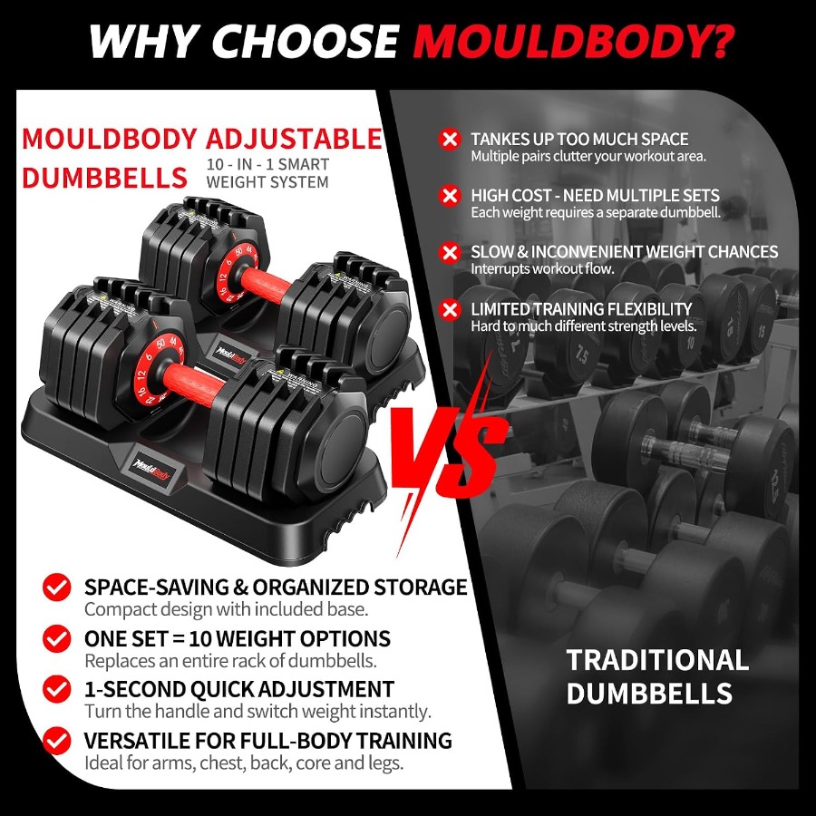 Регулируемый набор гантелей, п – обзор и цена Dumbbell Set