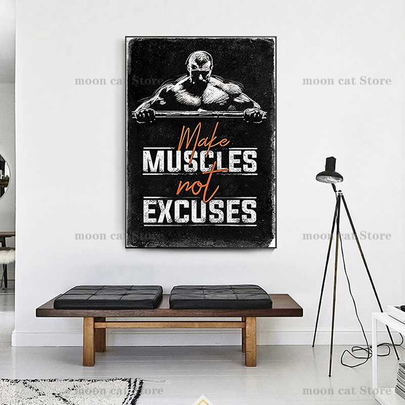 Спортивный постер для фитнеса, – обзор и цена Sports Equipment Poster