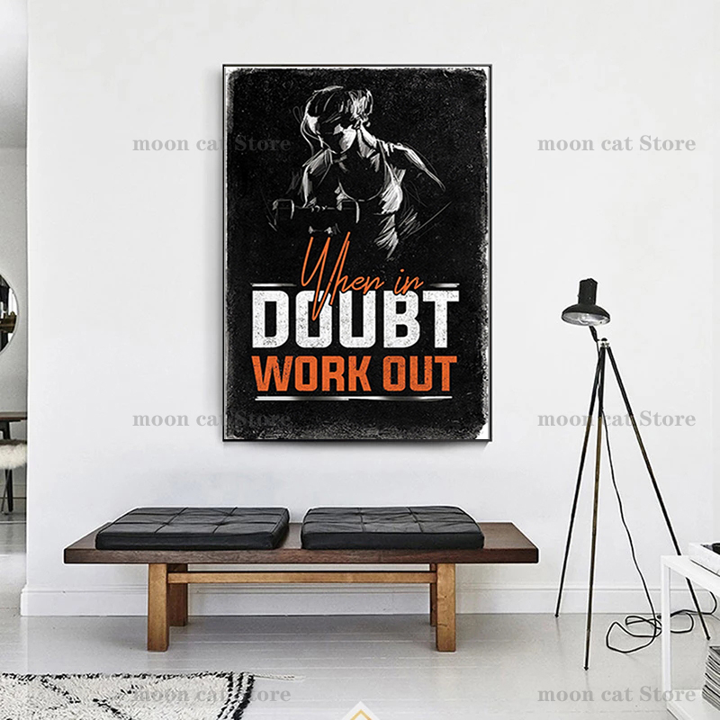 Спортивный постер для фитнеса, – обзор и цена Sports Equipment Poster